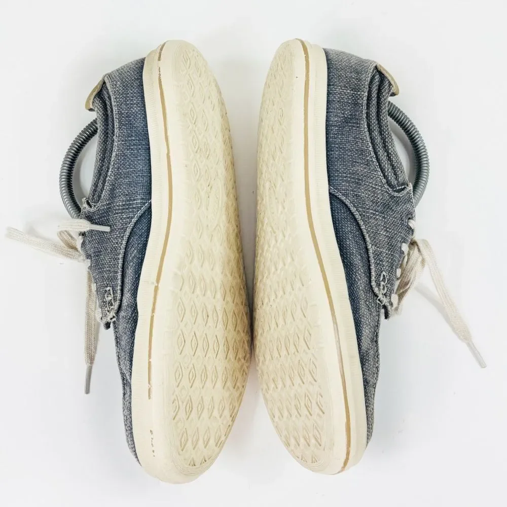 Skechers Define‎ Soren Canvas Slip On Boat Shoe Loafers Blue 8.5